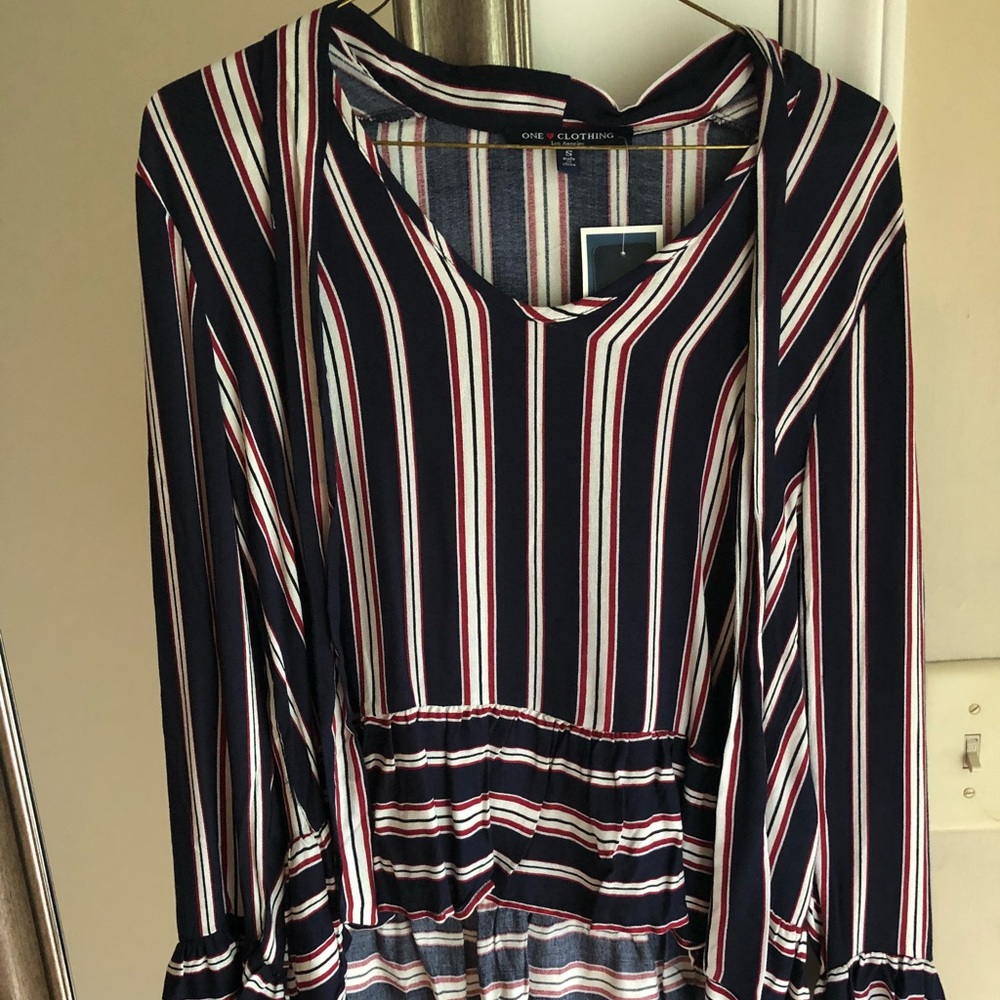 NWT One Clothing Bell Sleeve Blouse